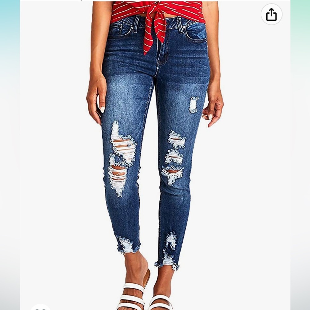 Women’s Ripped Skinny Jeans